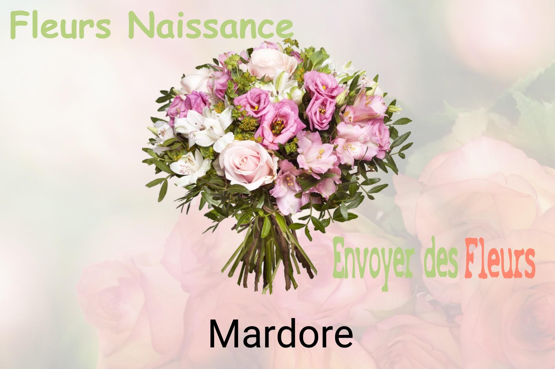 Bouquet de fleurs de naissance livré à Mardore